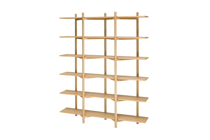 Zig Zag ράφι High 175x214 cm, Βελανιδιά Hem