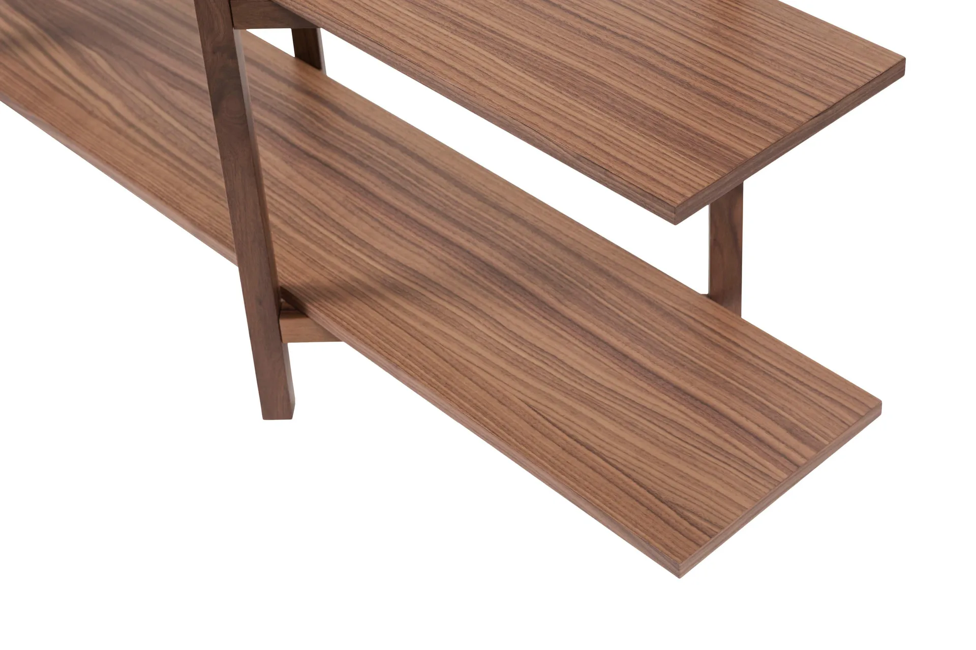 Zig Zag ράφι Low 175x100 cm, Καρυδιά Hem