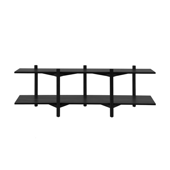 Zig Zag ράφι Media 194x57 cm - Black - Hem