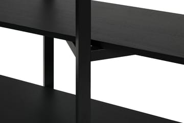 Zig Zag ράφι Media 194x57 cm - Black - Hem
