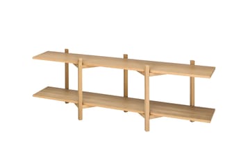 Zig Zag ράφι Media 194x57 cm - Βελανιδιά - Hem