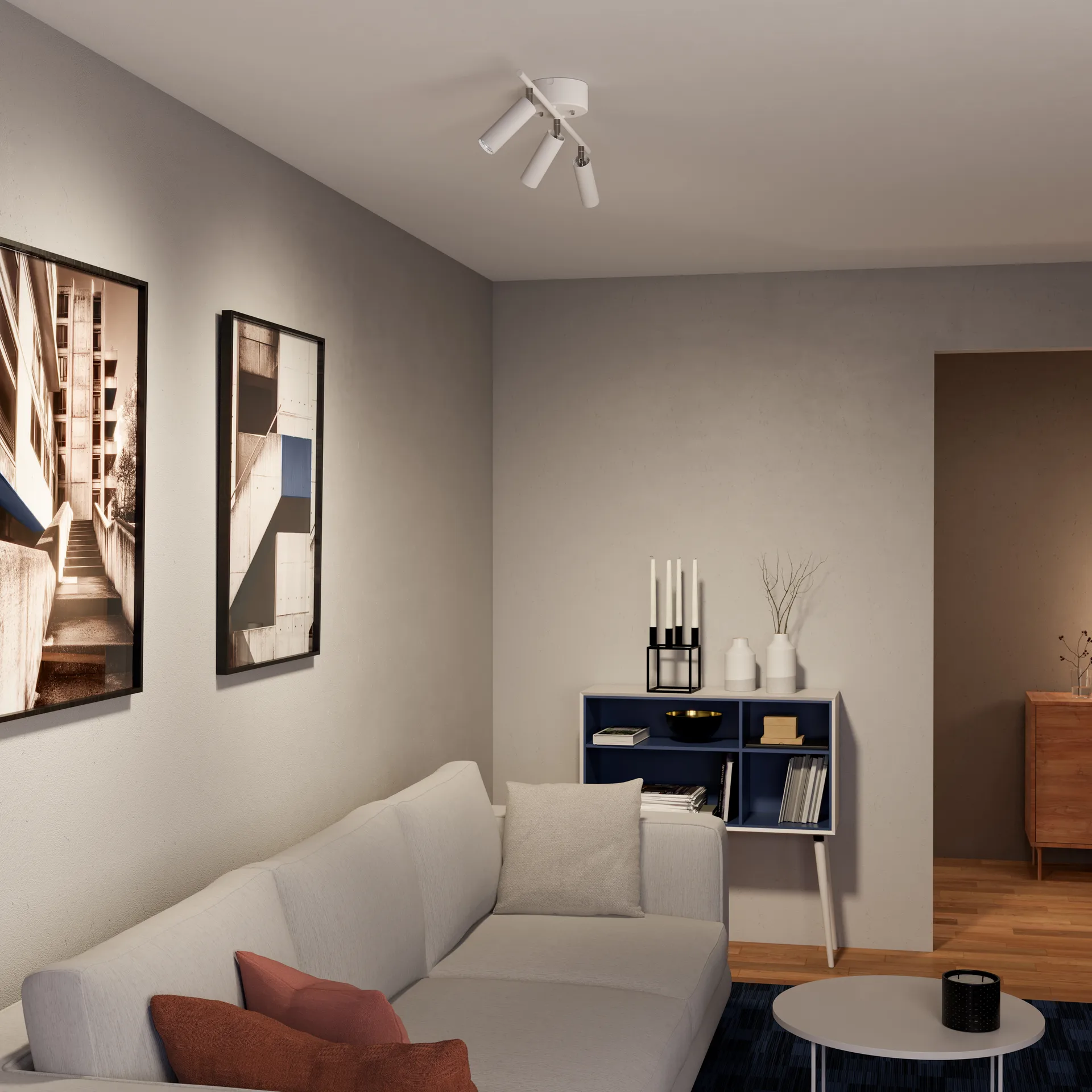 Pipeline φωτιστικό ράγα 3, Mattvit Herstal