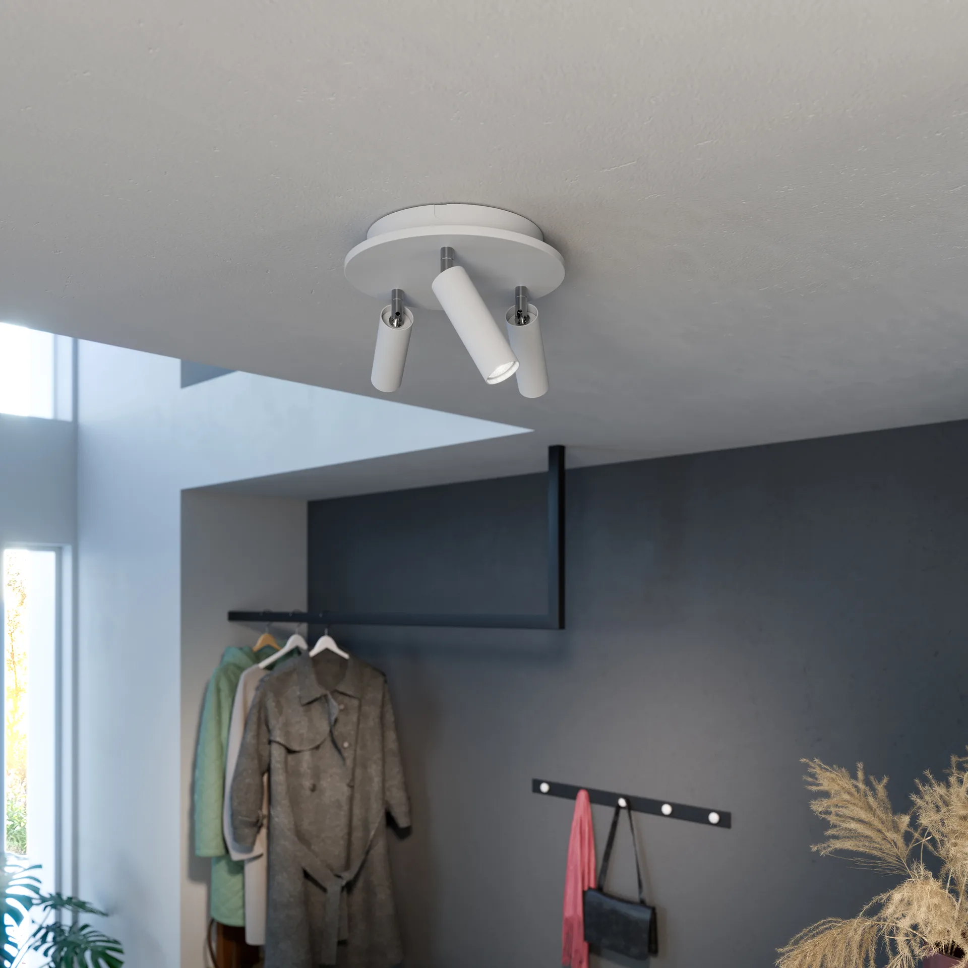 Pipeline spotlight στρογγυλό 3, Mattvit Herstal