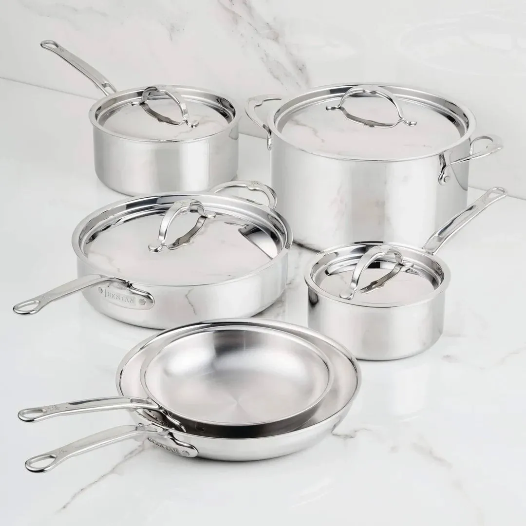 Hestan ProBond Luxe σετ κατσαρολιών και τηγανιών, Ανοξείδωτο ατσάλι, 10 τεμάχια Hestan