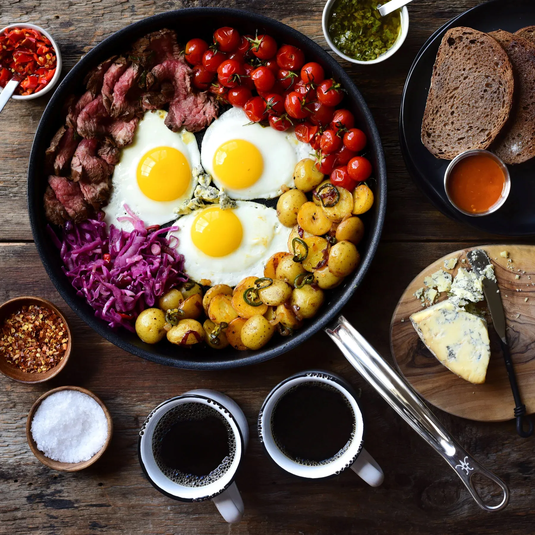Hestan Probond non stick τηγάνι 32 εκ., Ανοξείδωτο ατσάλι Hestan