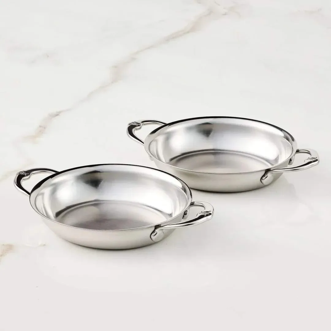 Hestan Provisions οβάλ γκρατινιέρα, Μίνι, ανοιχτό, 2-τεμάχια, 17 εκ. Hestan