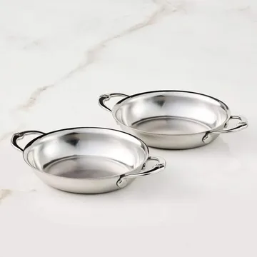 Hestan Provisions οβάλ γκρατινιέρα - Μίνι, ανοιχτό, 2-τεμάχια, 17 εκ. - Hestan