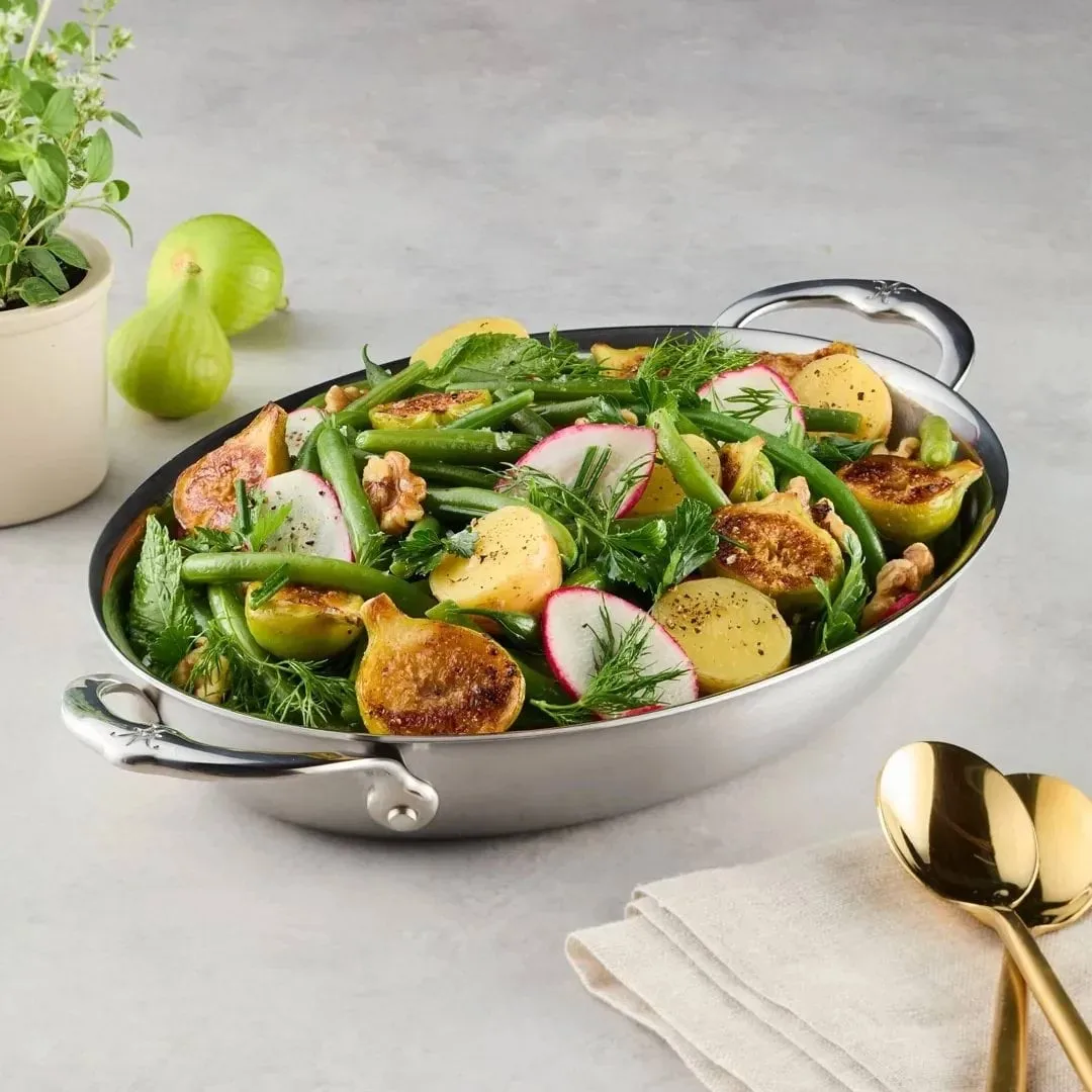 Hestan Provisions ταψί για γκρατέν, Ανοξείδωτος χάλυβας, οβάλ, 42,5x33,5 εκ. Hestan