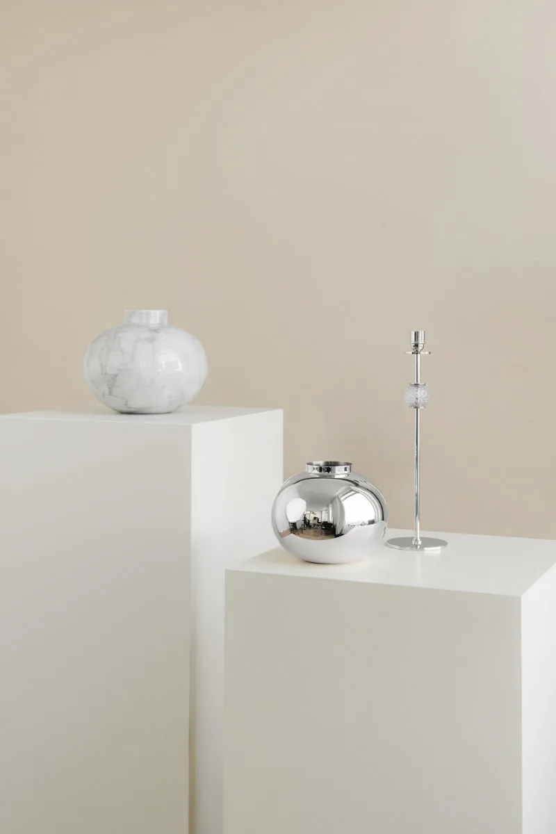 Amico βάζο Ø20 cm, Επινικελωμένος ορείχαλκος Hilke Collection