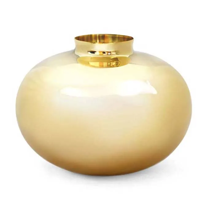 Amico βάζο Ø20 cm, Μασίφ ορείχαλκος Hilke Collection