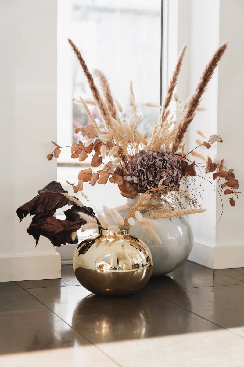 Amico βάζο Ø20 cm, Μασίφ ορείχαλκος Hilke Collection