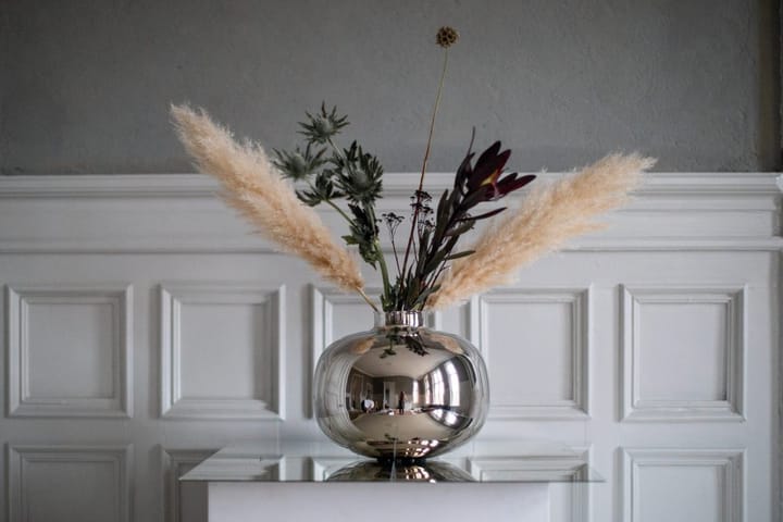 Amico βάζο Ø29 cm , Επινικελωμένος ορείχαλκος Hilke Collection