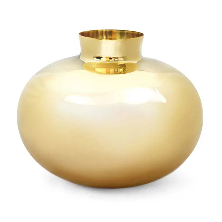 Amico βάζο Ø29 cm , Μασίφ ορείχαλκος Hilke Collection