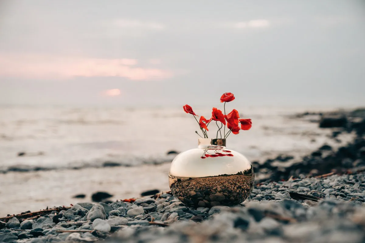 Amico βάζο Ø29 cm , Μασίφ ορείχαλκος Hilke Collection