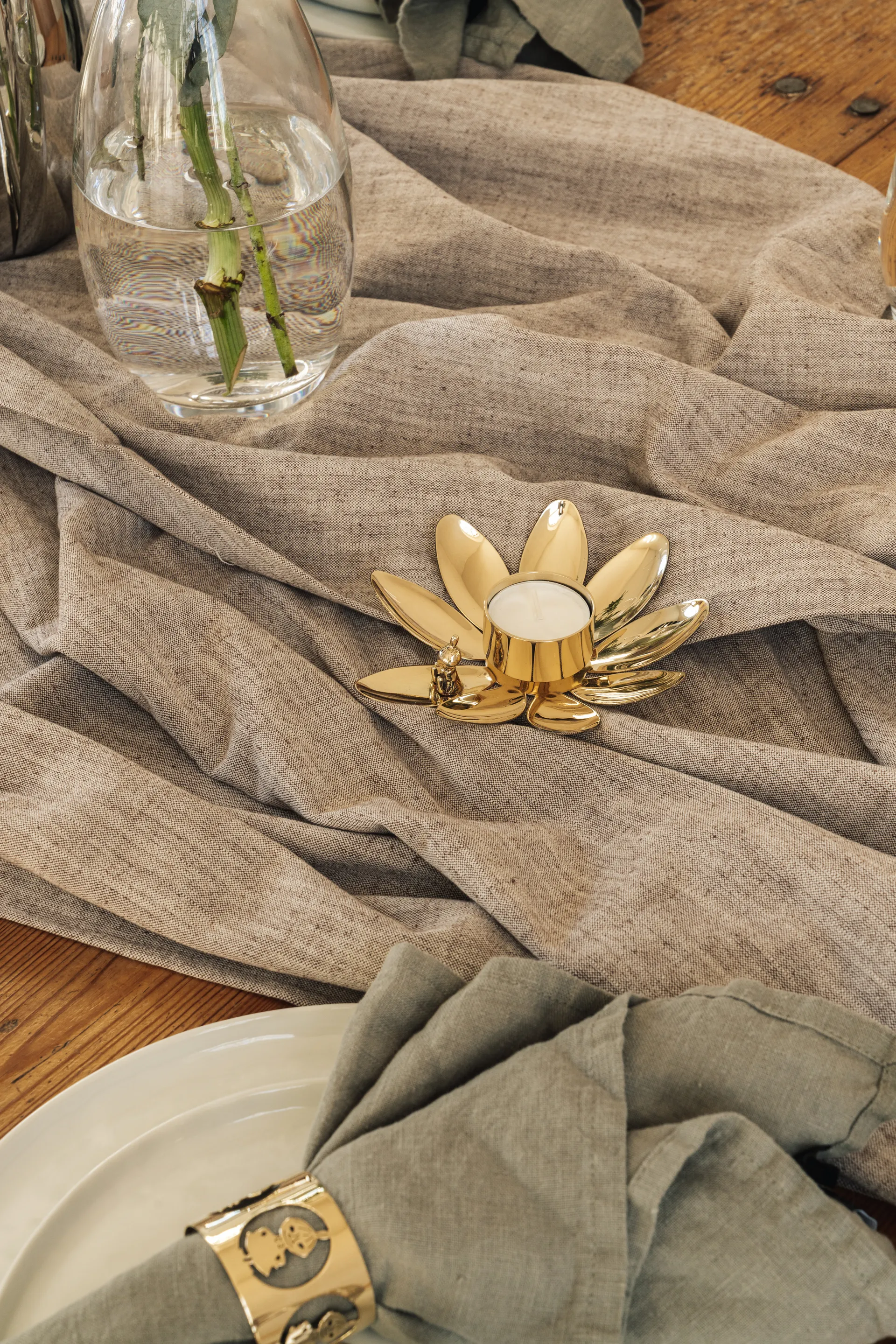 Hilke X Mumin Lilla My κηροπήγιο, Ορείχαλκος Hilke Collection