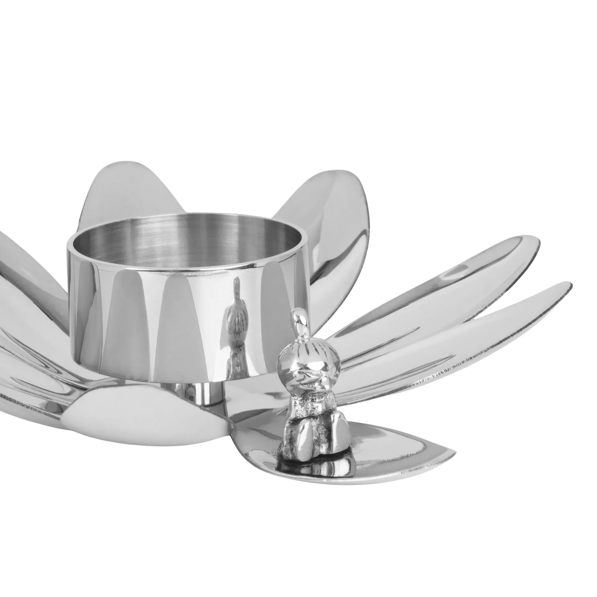 Hilke X Mumin Lilla My κηροπήγιο, Επιχρωμιωμένος ορείχαλκος Hilke Collection