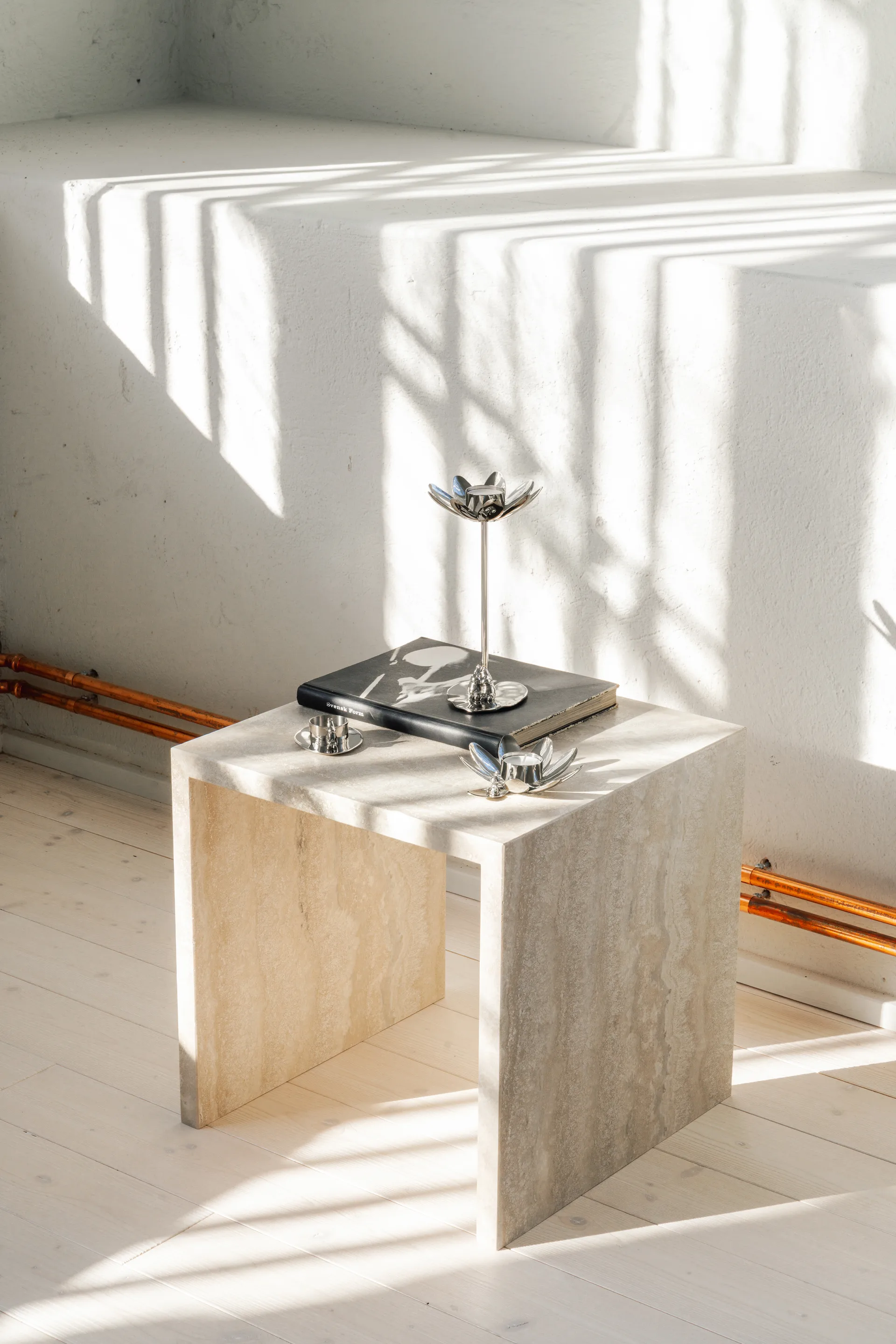 Hilke X Mumin Lilla My κηροπήγιο, Επιχρωμιωμένος ορείχαλκος Hilke Collection