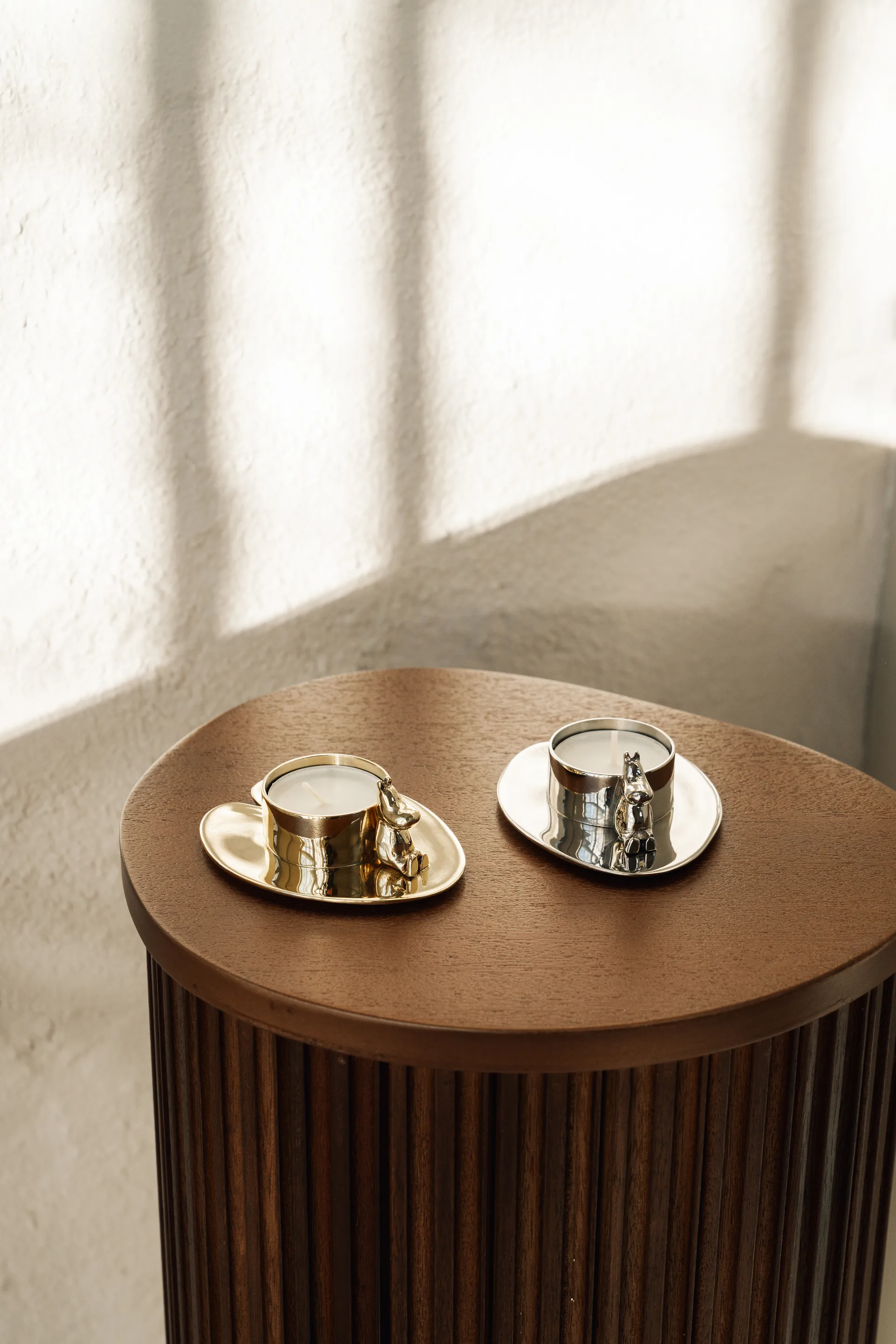 Hilke X Mumin No.3 κηροπήγιο, Επιχρωμιωμένος ορείχαλκος Hilke Collection