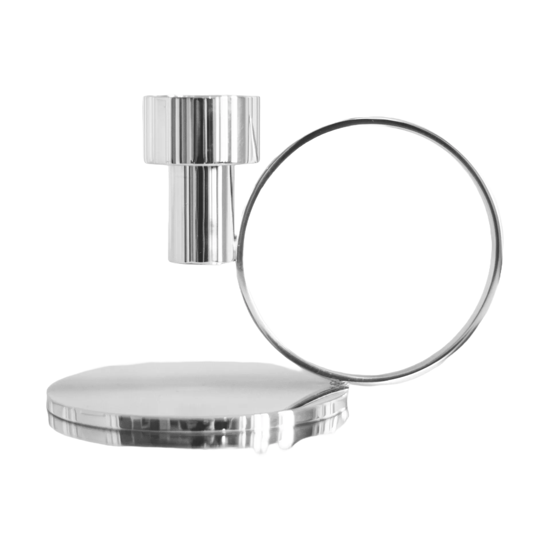 Insieme κηροπήγιο, Επιχρωμιωμένος ορείχαλκος Hilke Collection