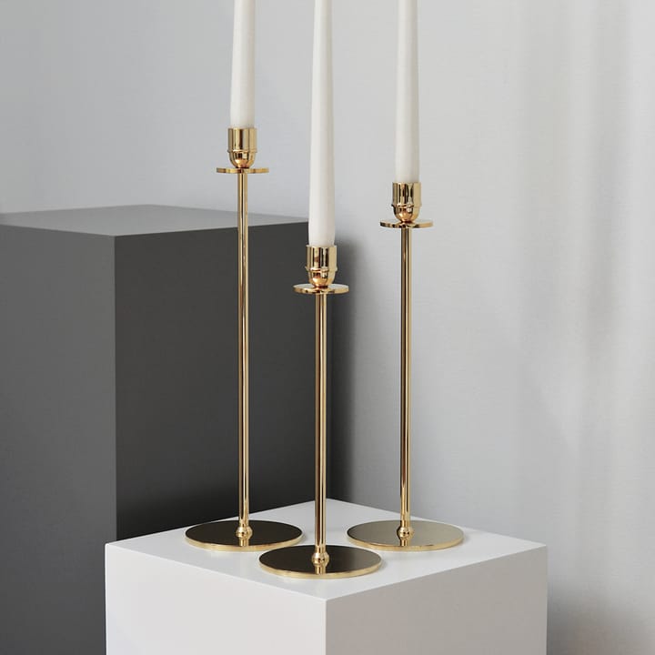 Luce Del Sole κηροπήγιο 40 cm, Μασίφ ορείχαλκος Hilke Collection