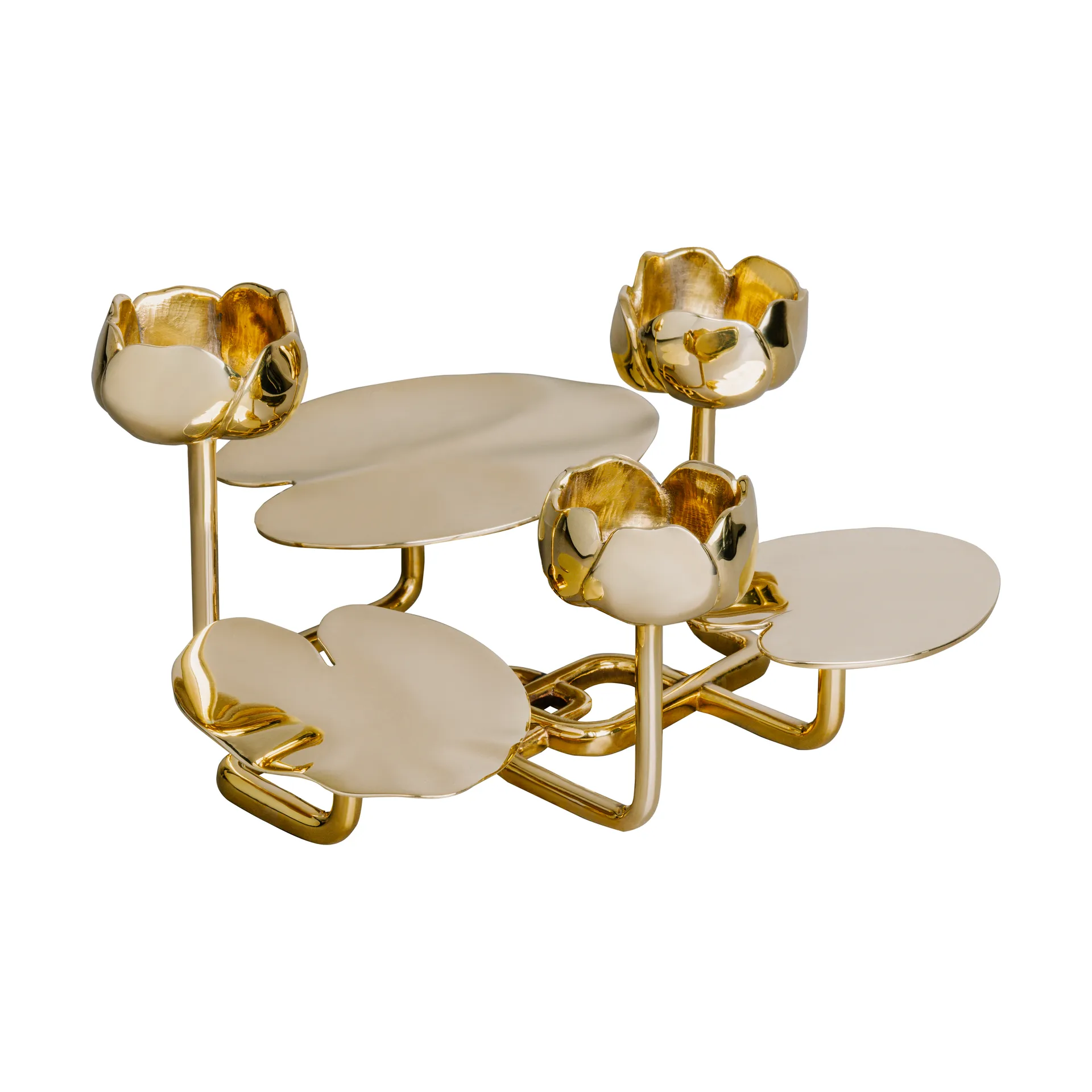 Κηροπήγιο Ninfea grande, Ορείχαλκος Hilke Collection