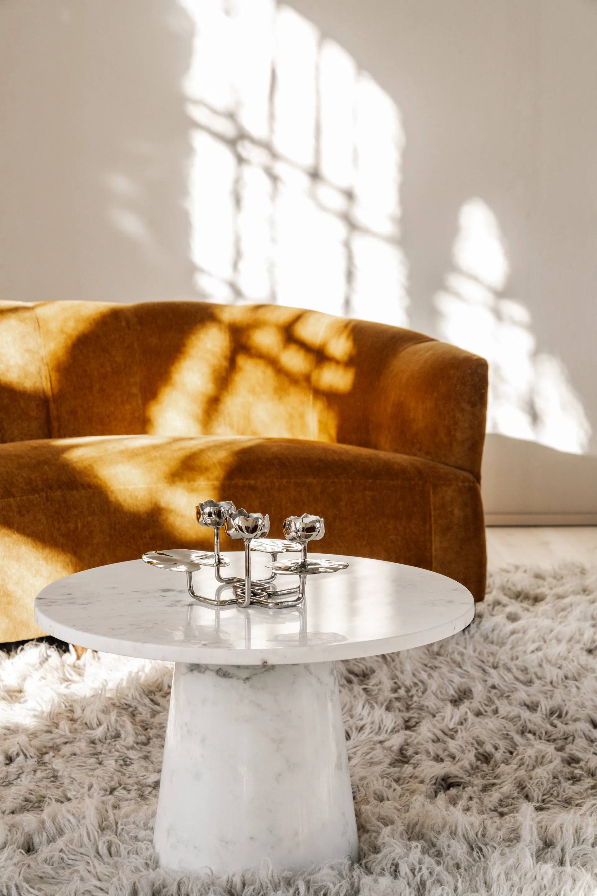 Κηροπήγιο Ninfea grande, Επιχρωμιωμένος ορείχαλκος Hilke Collection