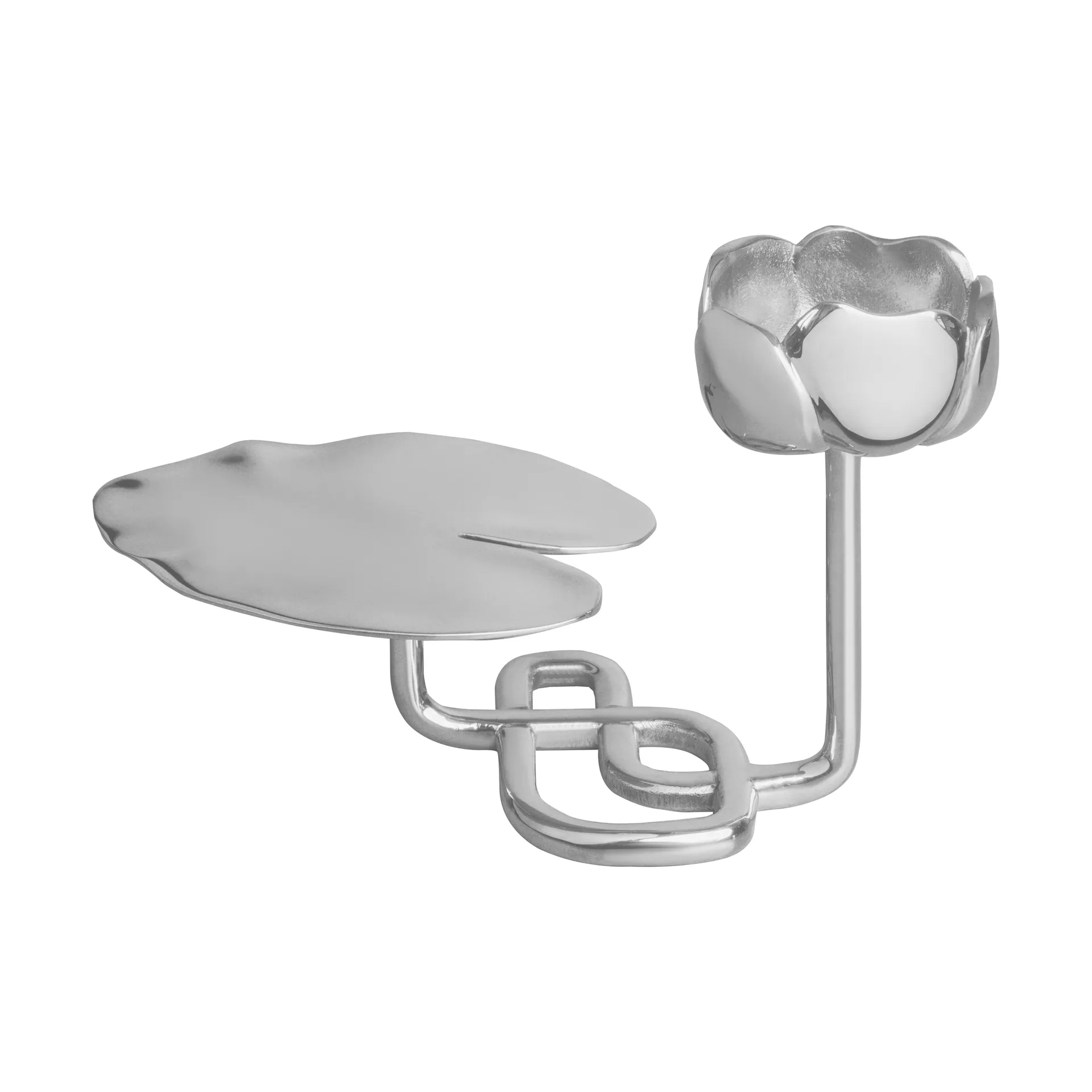 Κηροπήγιο Ninfea No.1, Επιχρωμιωμένος ορείχαλκος Hilke Collection