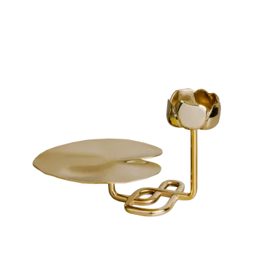 Κηροπήγιο Ninfea No.2 - Ορείχαλκος - Hilke Collection