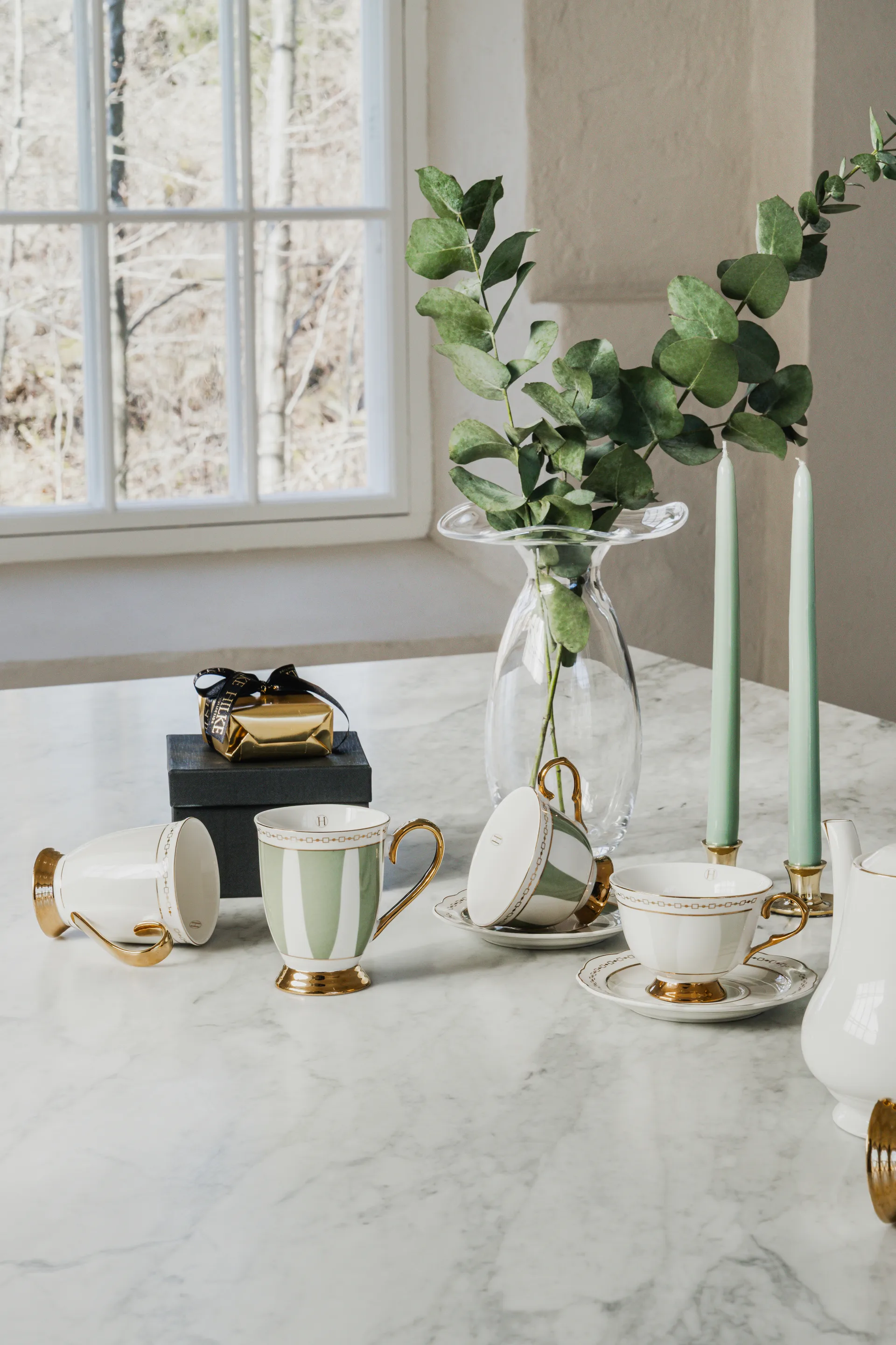 Strisce Salvia κούπα, 28 cl Hilke Collection