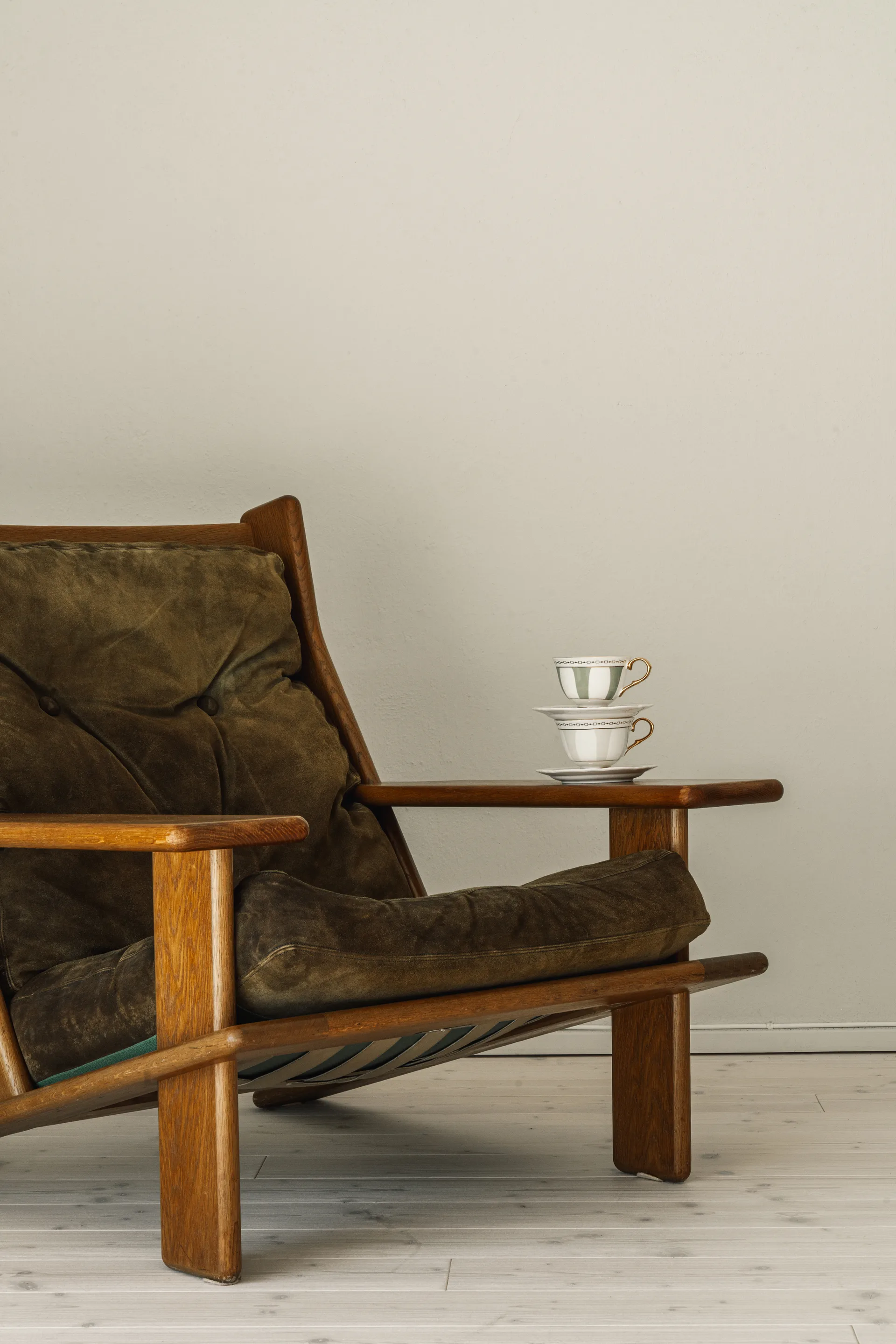 Strisce Tortora φλιτζάνι με πιατάκι, 22 cl Hilke Collection