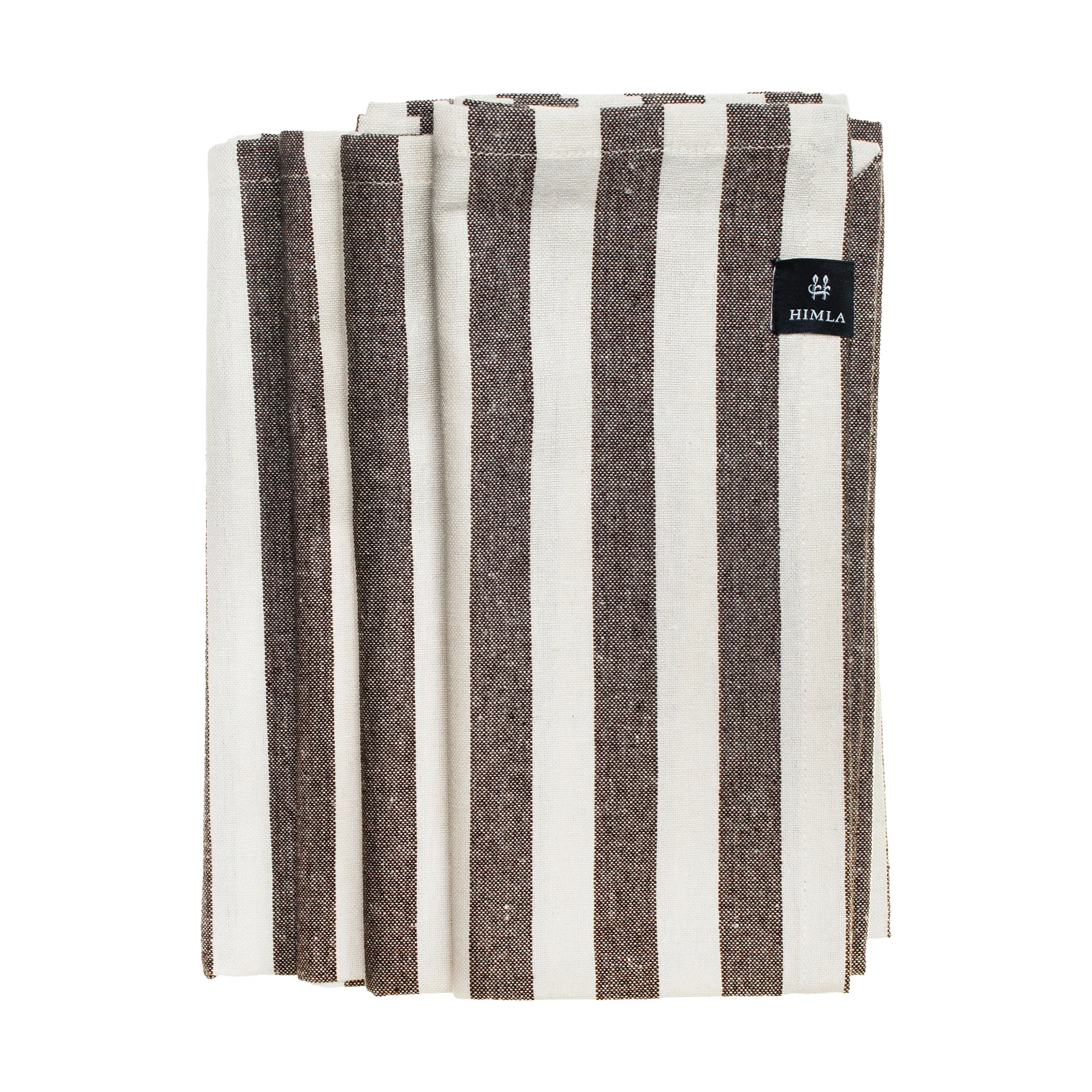 Bretagne υφασμάτινη πετσέτα φαγητού 50x50 εκ. σετ 4 τεμαχίων, Chocolate Himla