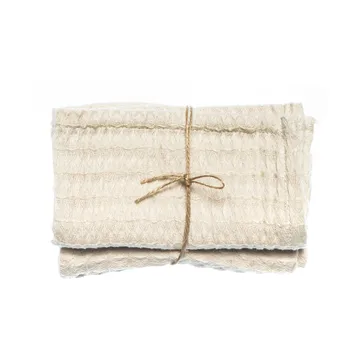 Πετσέτα για φιλοξενούμενους, Ego, 30x30 εκ, συσκευασία 2 τεμαχίων - Ομίχλη - Himla