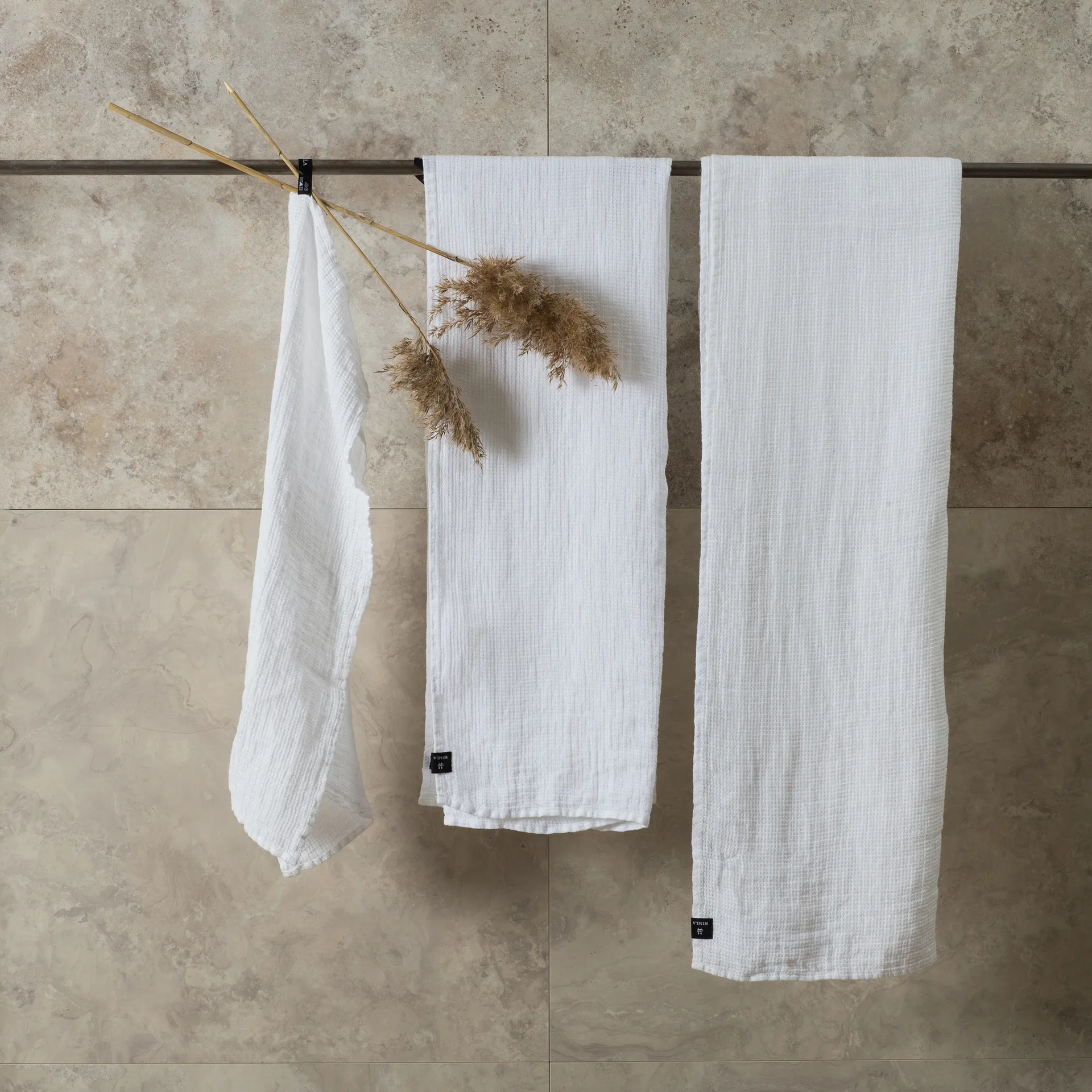 Fresh Laundry πετσέτα Συσκευασία 2 τεμαχίων, λευκό Himla