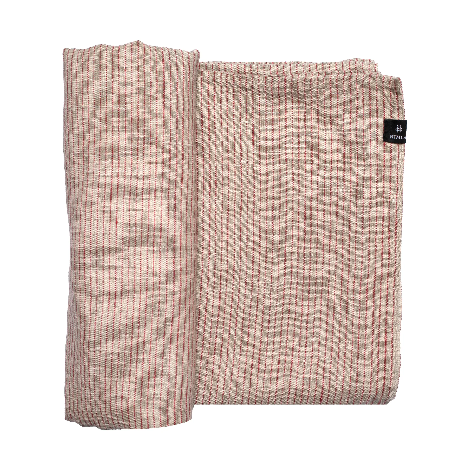 Τραπεζομάντιλο, Linus, 145x250 εκ, Καθαρό κόκκινο-φυσικό Himla