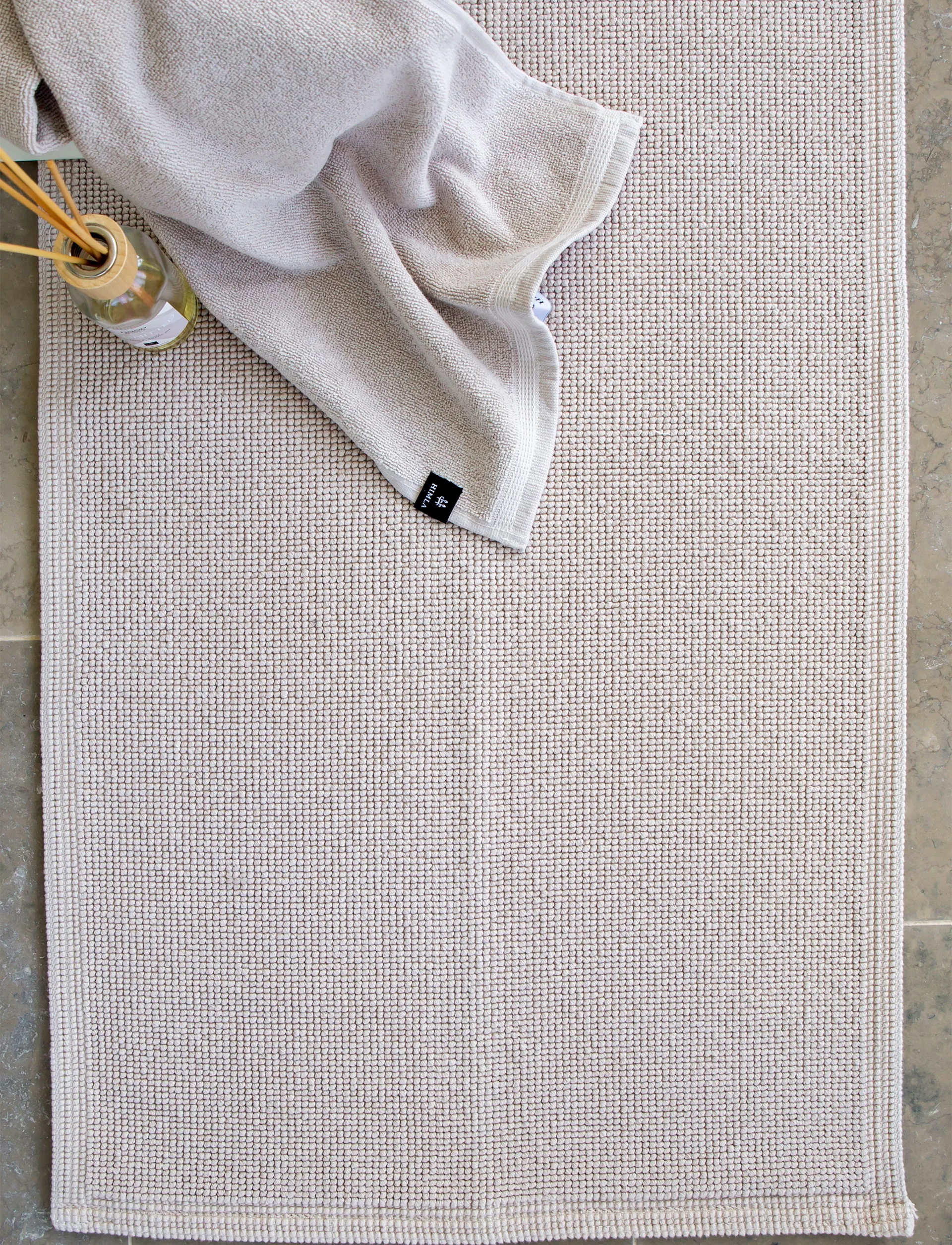 Love χαλάκι μπάνιου 50x80 εκ., Mother of pearl Himla