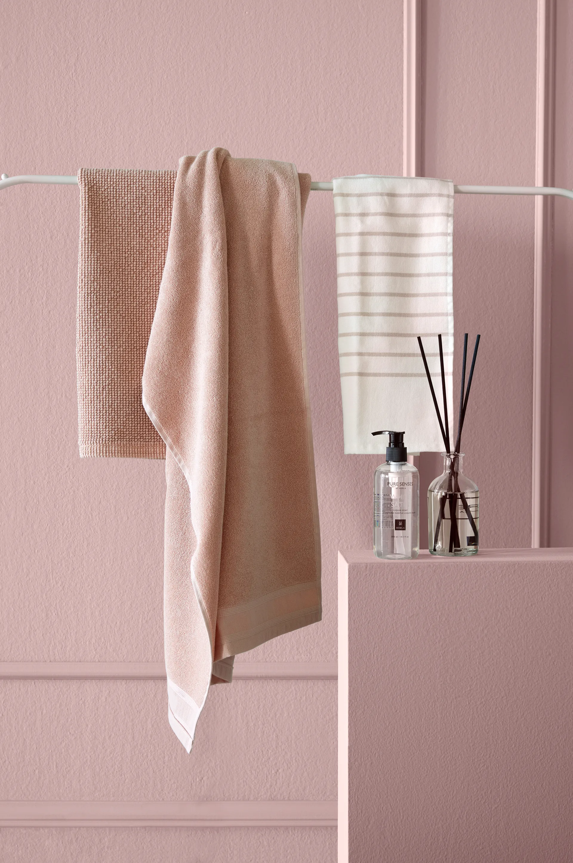 Love χαλάκι μπάνιου 50x80 εκ., Powder Himla