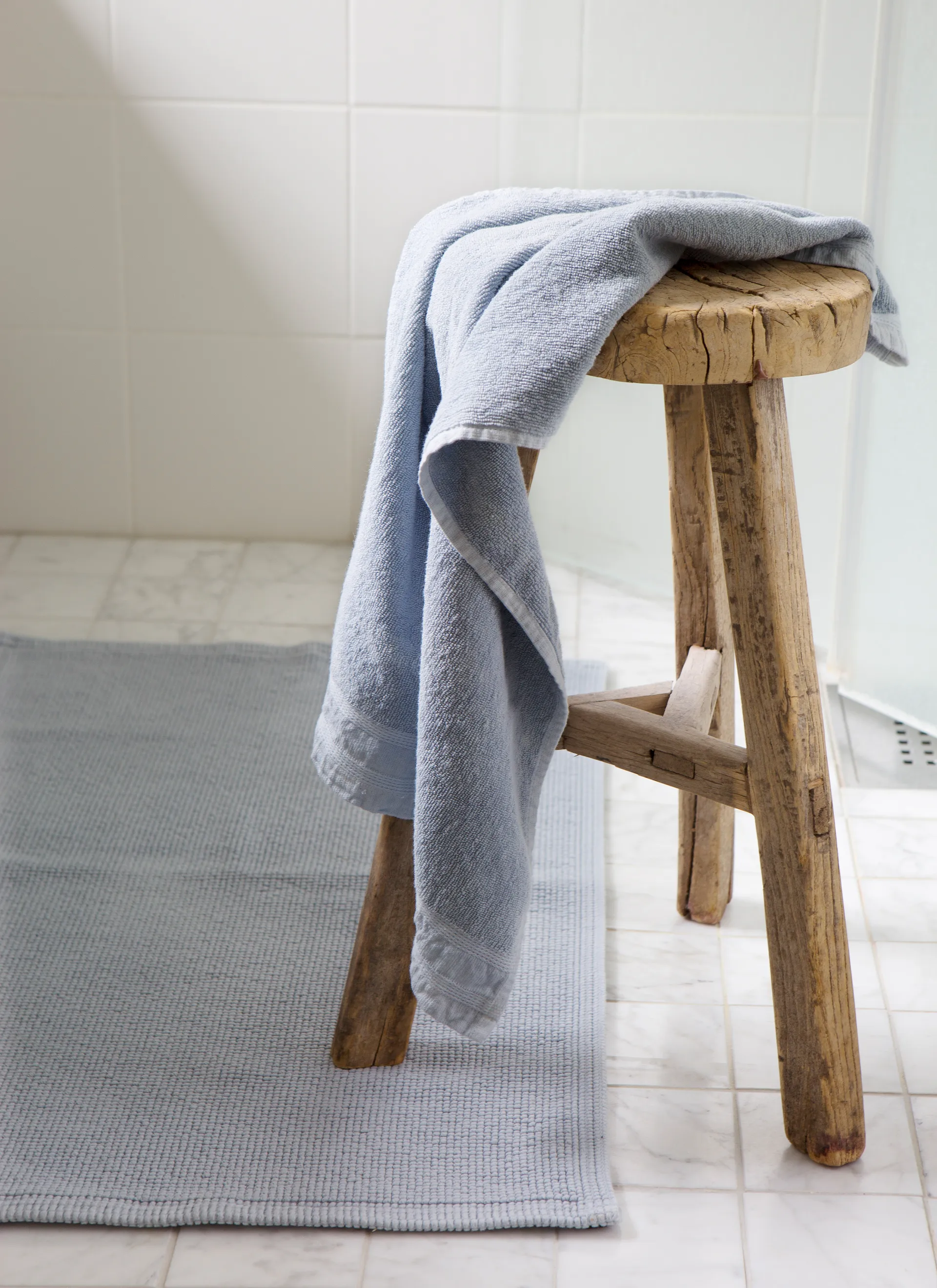 Love χαλάκι μπάνιου 70x110 εκ., Cool (μπλε) Himla