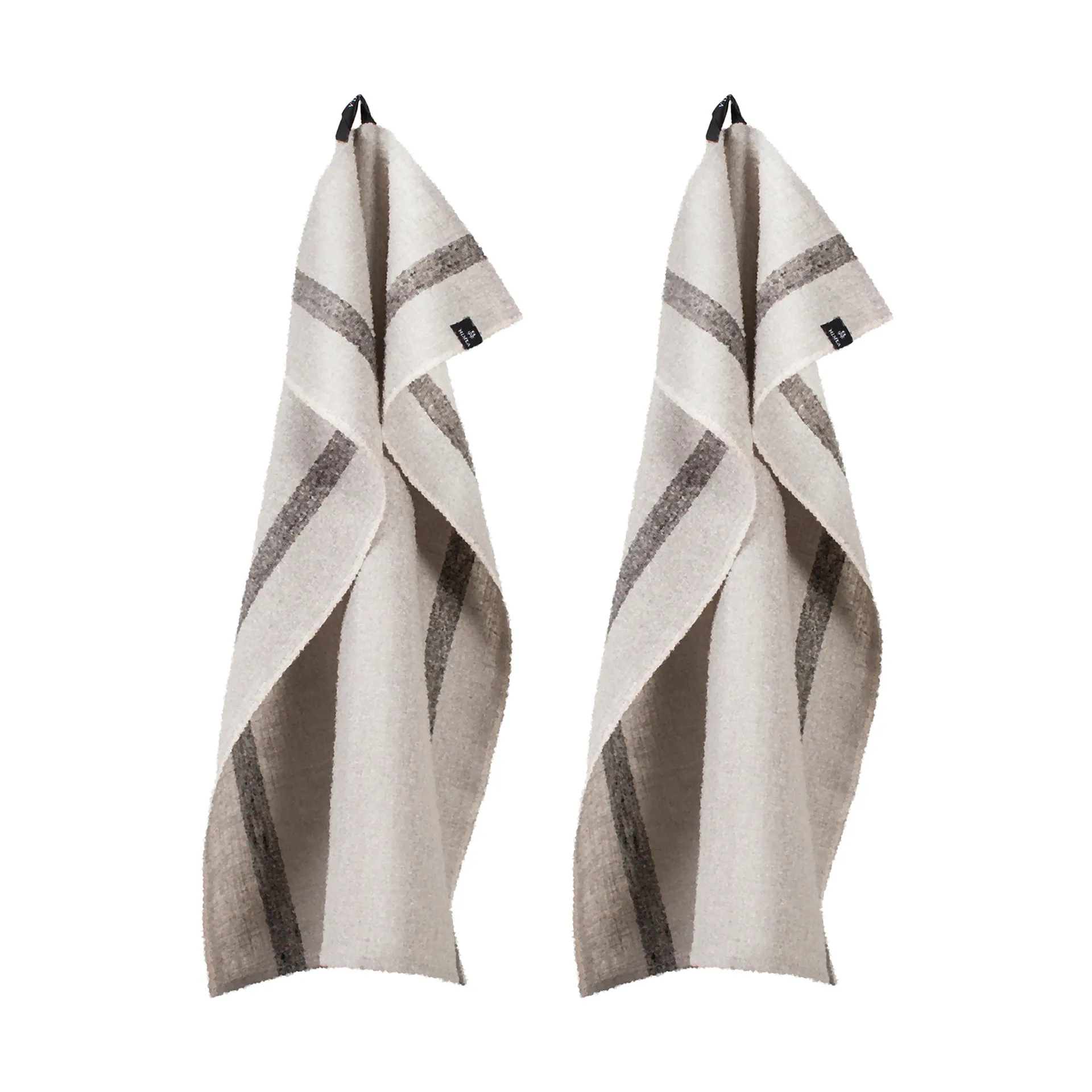 Nelly πετσέτα κουζίνας 50x70 cm 2 τεμαχίων, Σταχτί Himla