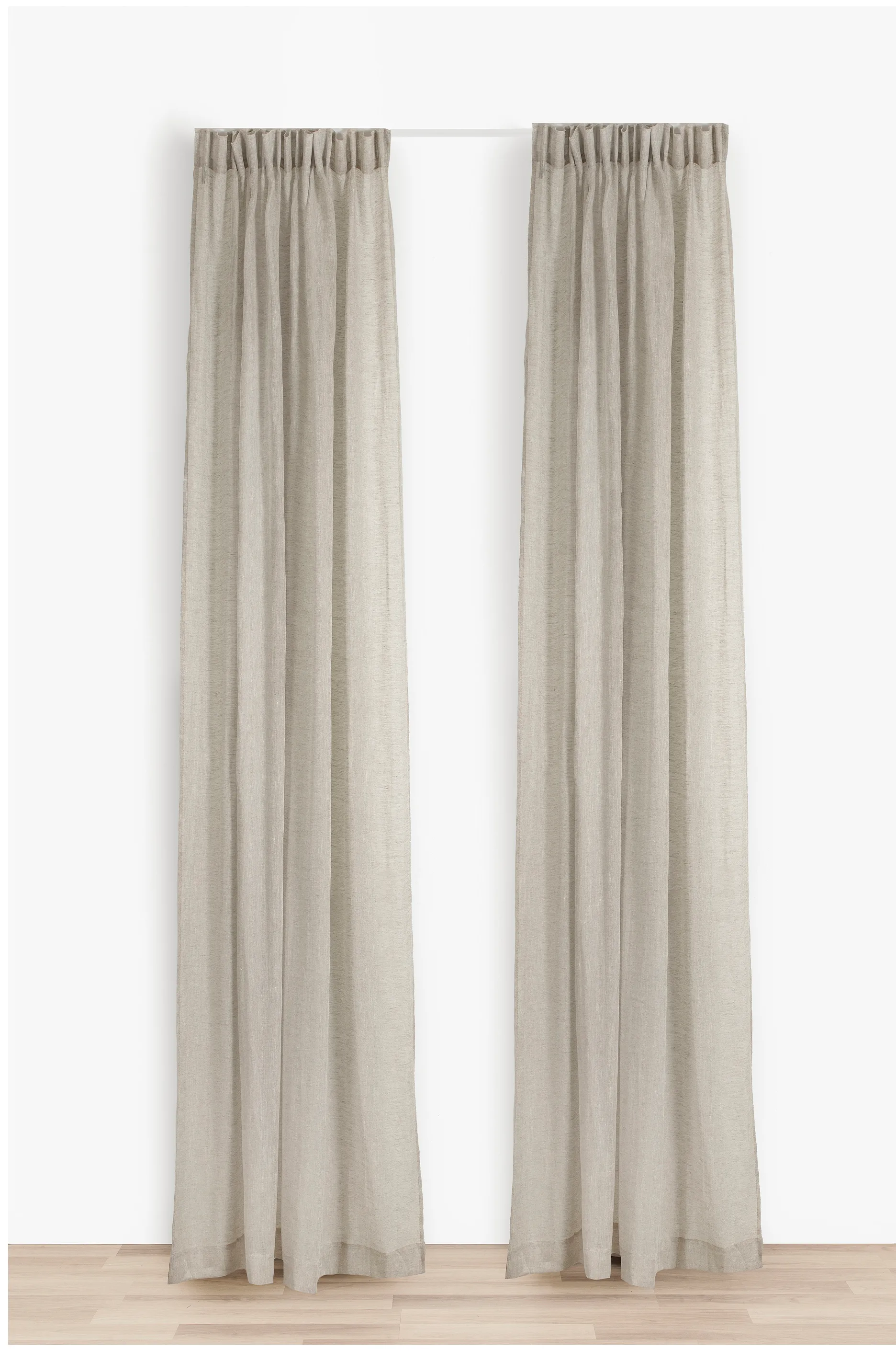 Skylight κουρτίνα με ταινία ρελιάσματος 140x290 cm, Πλιγούρι βρώμης Himla