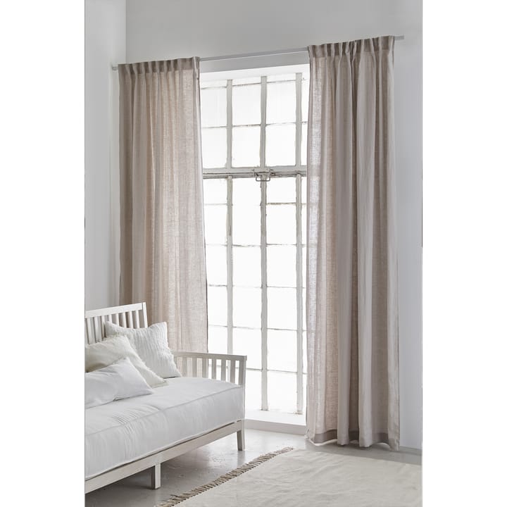 Sunshine κουρτίνα με ζώνει που διπλώνει 140x250 cm, Σταχτί (γκρι) Himla