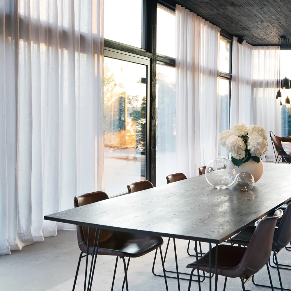 Sunshine κουρτίνα με δέστρα 140x290 cm, Σταχτί (γκρι) Himla