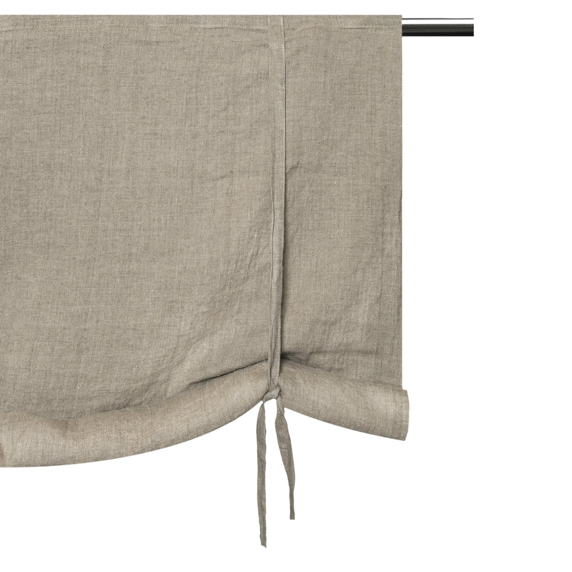 Sunshine κουρτίνα 18ου αιώνα με πανί σε φυσική απόχρωση, 130x120 cm Himla