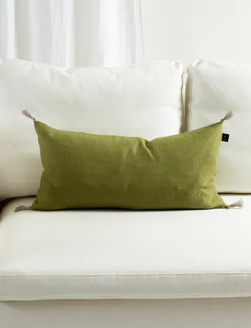 Μαξιλαροθήκη Sunshine με κρόσσια 30x60 εκ. - Greenery - Himla