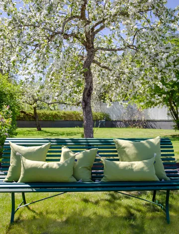 Μαξιλαροθήκη Sunshine με κρόσσια 30x60 εκ. - Greenery - Himla