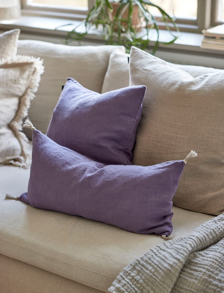 Μαξιλαροθήκη Sunshine με κρόσσια 30x60 εκ., Lavender Himla
