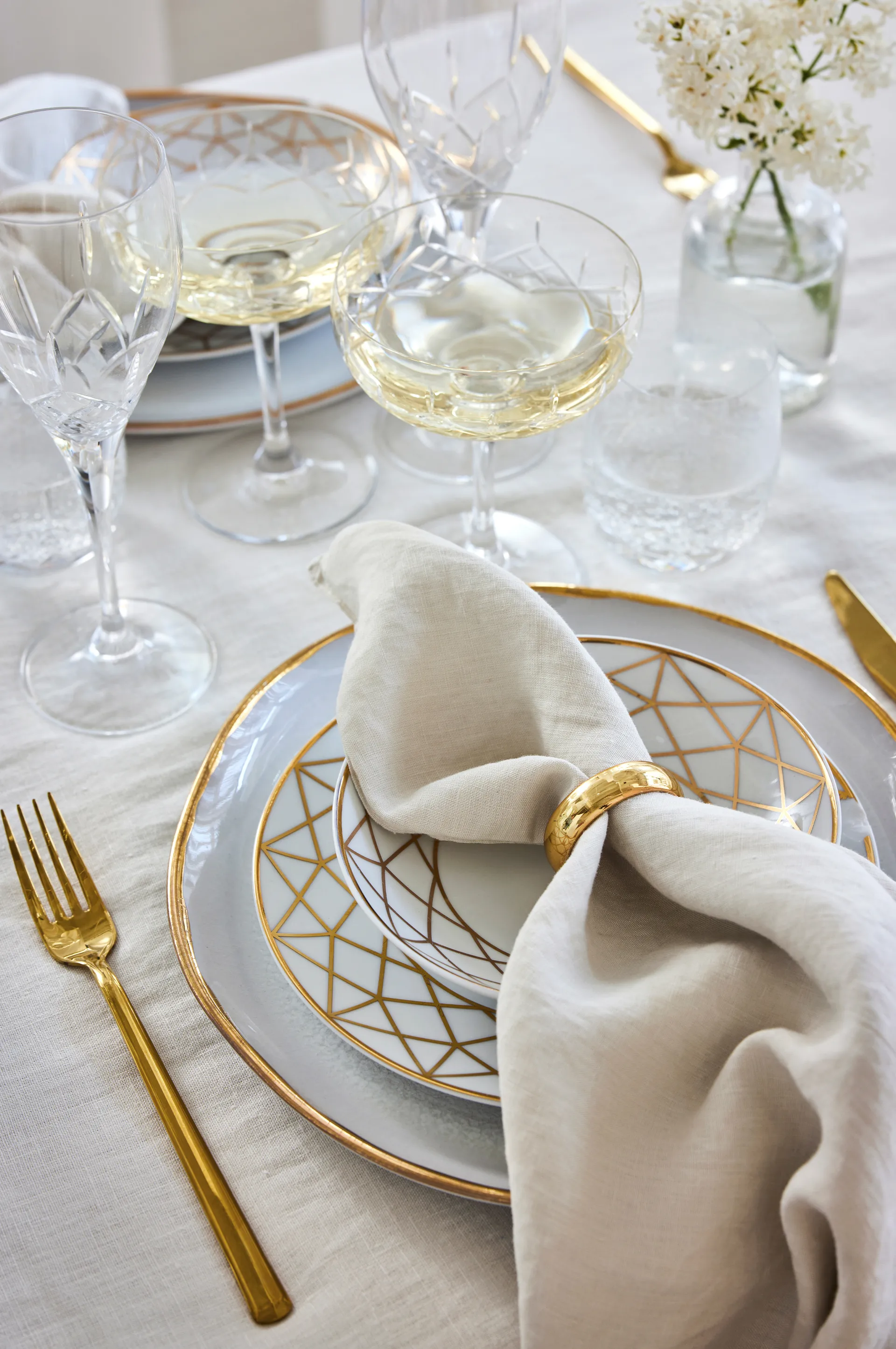 Sunshine πετσέτα Συσκευασία 4 τεμαχίων, Fog (beige) Himla