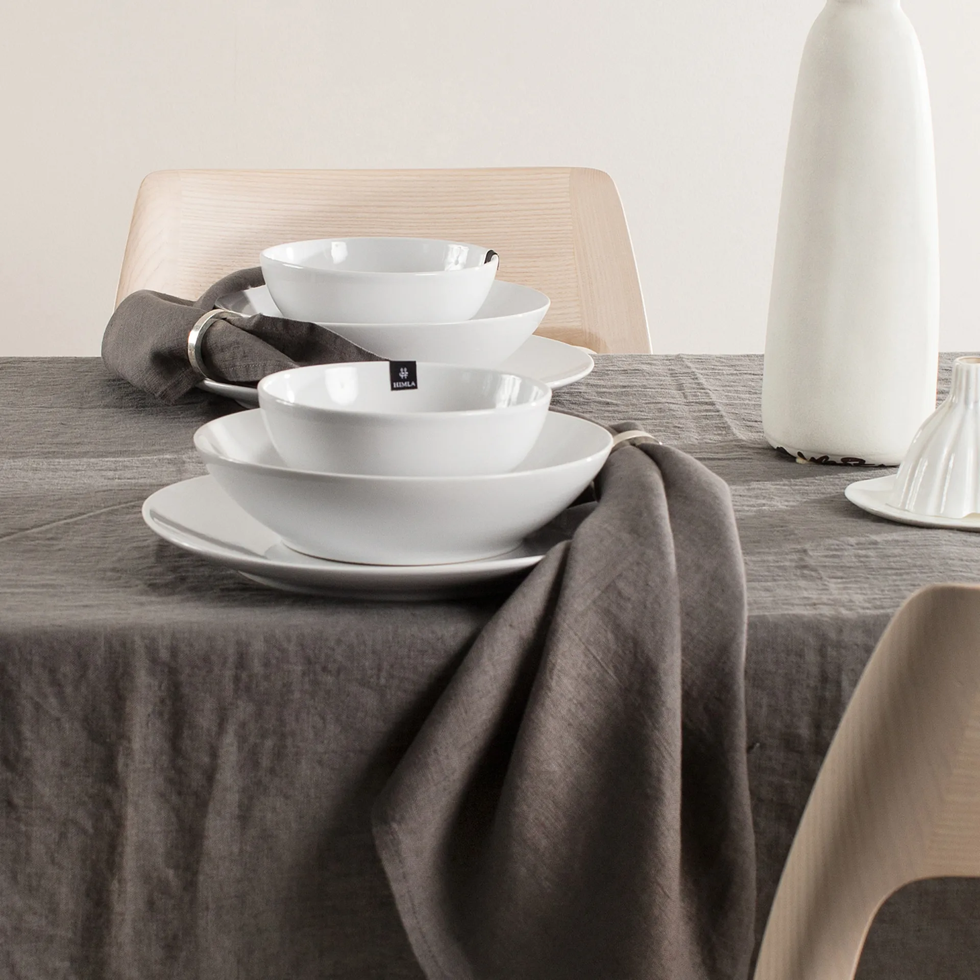 Sunshine πετσέτα Συσκευασία 4 τεμαχίων, Κάρβουνο (σκούρο γκρι) Himla