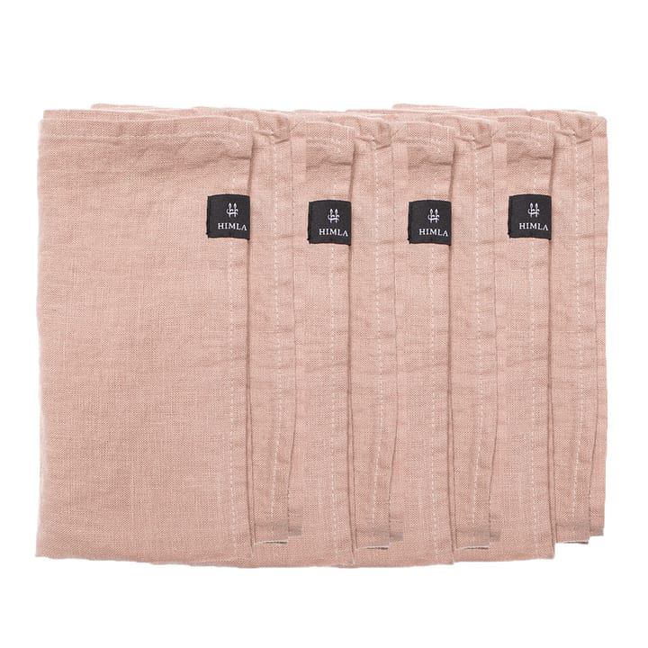 Sunshine πετσέτα Συσκευασία 4 τεμαχίων - Ουδέτερο (ροζ) - Himla