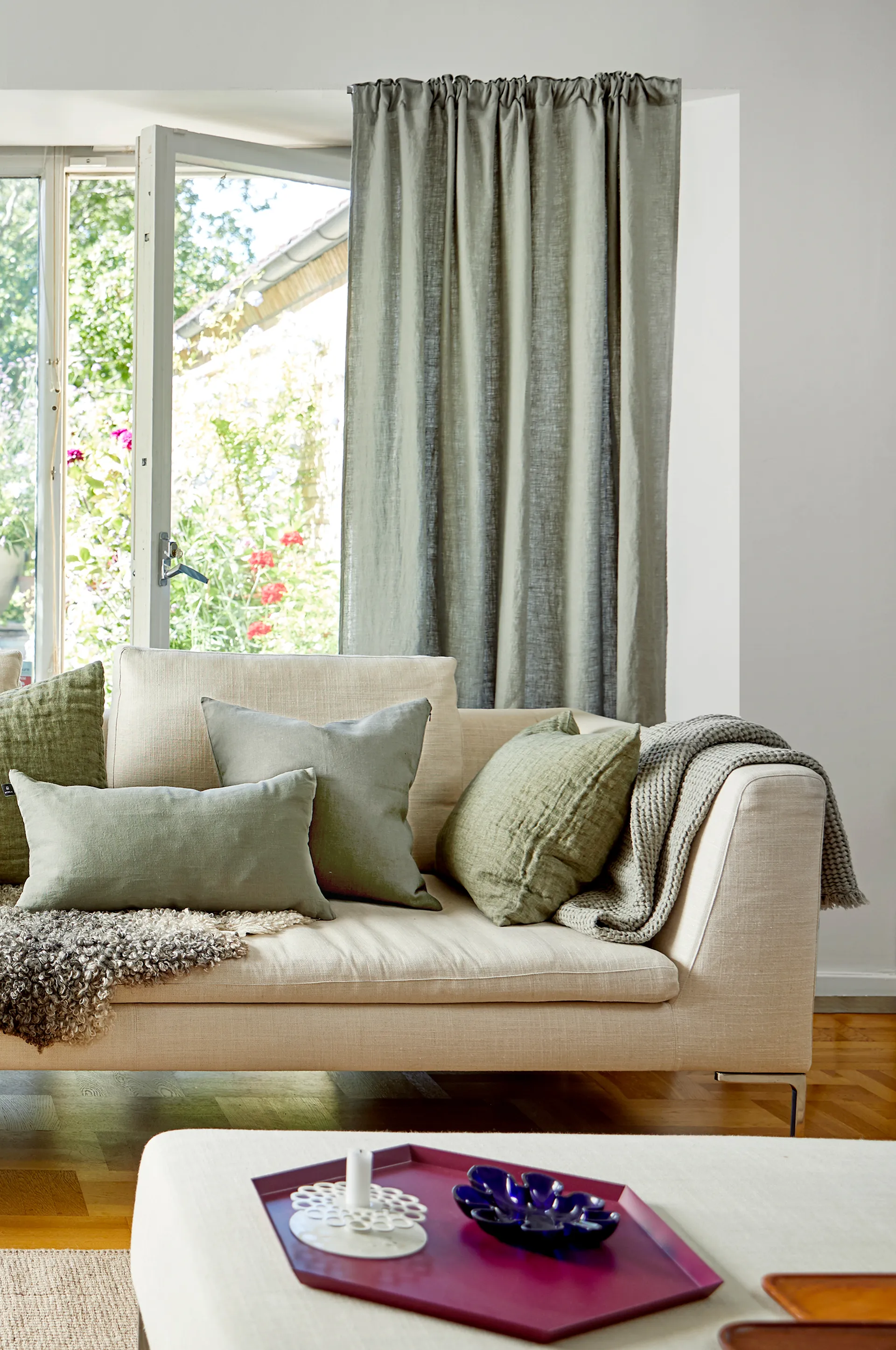 Sunshine μαξιλαροθήκη 50x50 εκ., Φασκόμηλο Himla