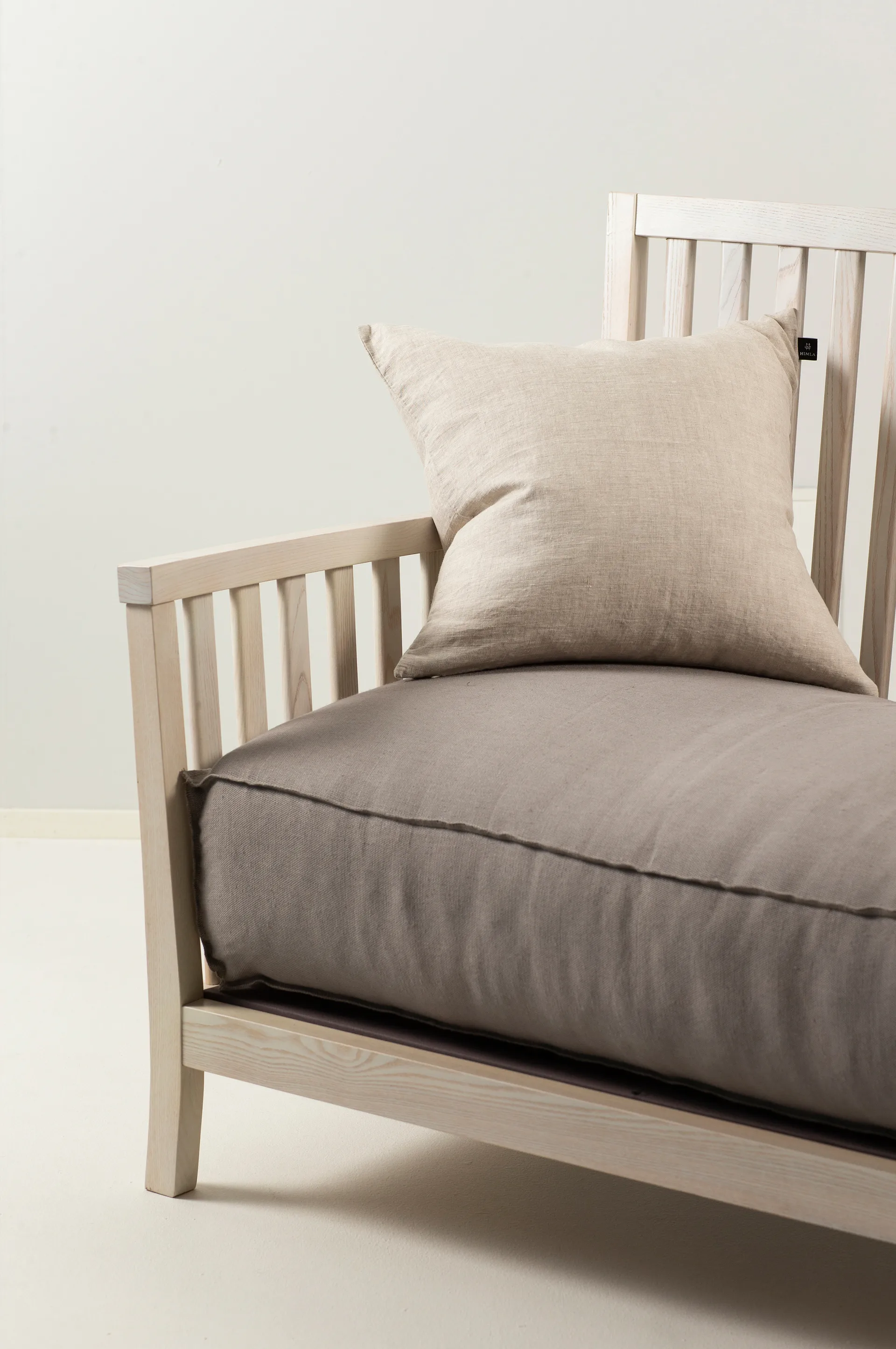 Sunshine μαξιλαροθήκη 50x50 εκ., Πλιγούρι βρώμης (Φυσικό) Himla